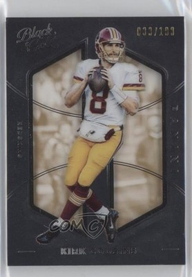 2016 Panini Black Gold White Gold 33/100 Kirk Cousins #9 1u6