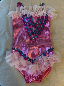 Whirl A Weve Dance Creations girl's size 8 leotard costume