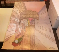 Poster 100x70 Jean Gir The New Moebius Giraud Editori Del Grifo Venice Exhibition