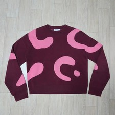 Other Stories PARIS Pattern Knit Long-Sleeve T-Shirt M