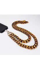 Hello Lux Phone Crossbody Strap - ShinyTortoise Resin Link Universal