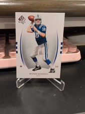 2007 Upper Deck NFL SP Authentic  Peyton Manning Indianapolis Colts Football