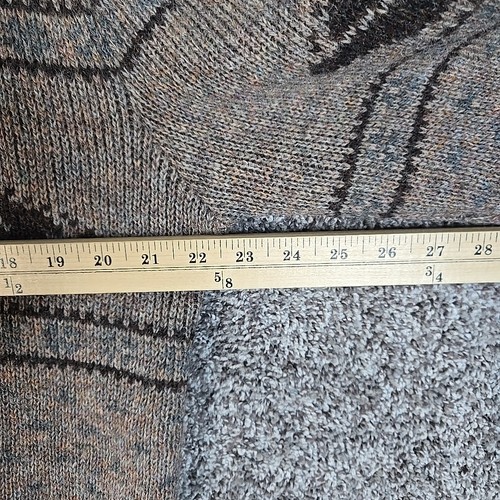 Vintage Pendleton Sweater Mens Large Brown 100% Wool Ducks Graphic Made In USA - Picture 7 of 9