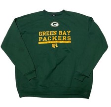 Green Bay Packers Sweatshirt Mens XL Green Vintage NFL Team Apparel Graphic