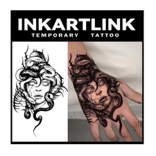 Tattoo Tech, 2 Sheets Extra Large Semi Permanent Tattoo, Adult Art Design Tempor