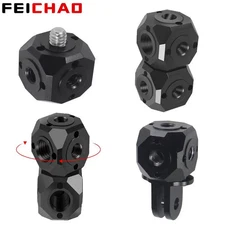 Versatile Adapter DSLR Tripod Bracket 1/4" GoPro Mini Flash Cube Screw Lights