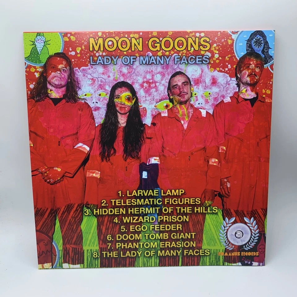 Moon Goons – Lady Of Many Faces (GLOW SAND VINYL LP, 2024) Psych Prog Rock - Image 2 of 3