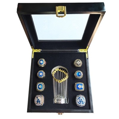 2024 Los Angeles Dodgers World Series 8 Championship Ring Set +Trophy w Box