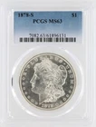 1878-S Morgan Silver Dollar PCGS MS63 S$1 San Francisco Minted No Reserve