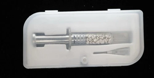 .999 Silver Shot in Glass Syringe Doctor  Nurse Novelty Gift Doc Bullions .25oz