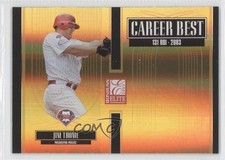 2005 Donruss Elite Career Best Gold 219/500 Jim Thome #CB-15 HOF 0f8
