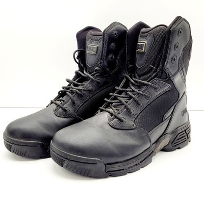 Magnum Stealth Force 8.0 WP Leather Boots Mens sz 10 Wide Black