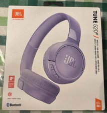  NEW JBL Tune 520BT Bluetooth Wireless On-Ear Headphones - Purple