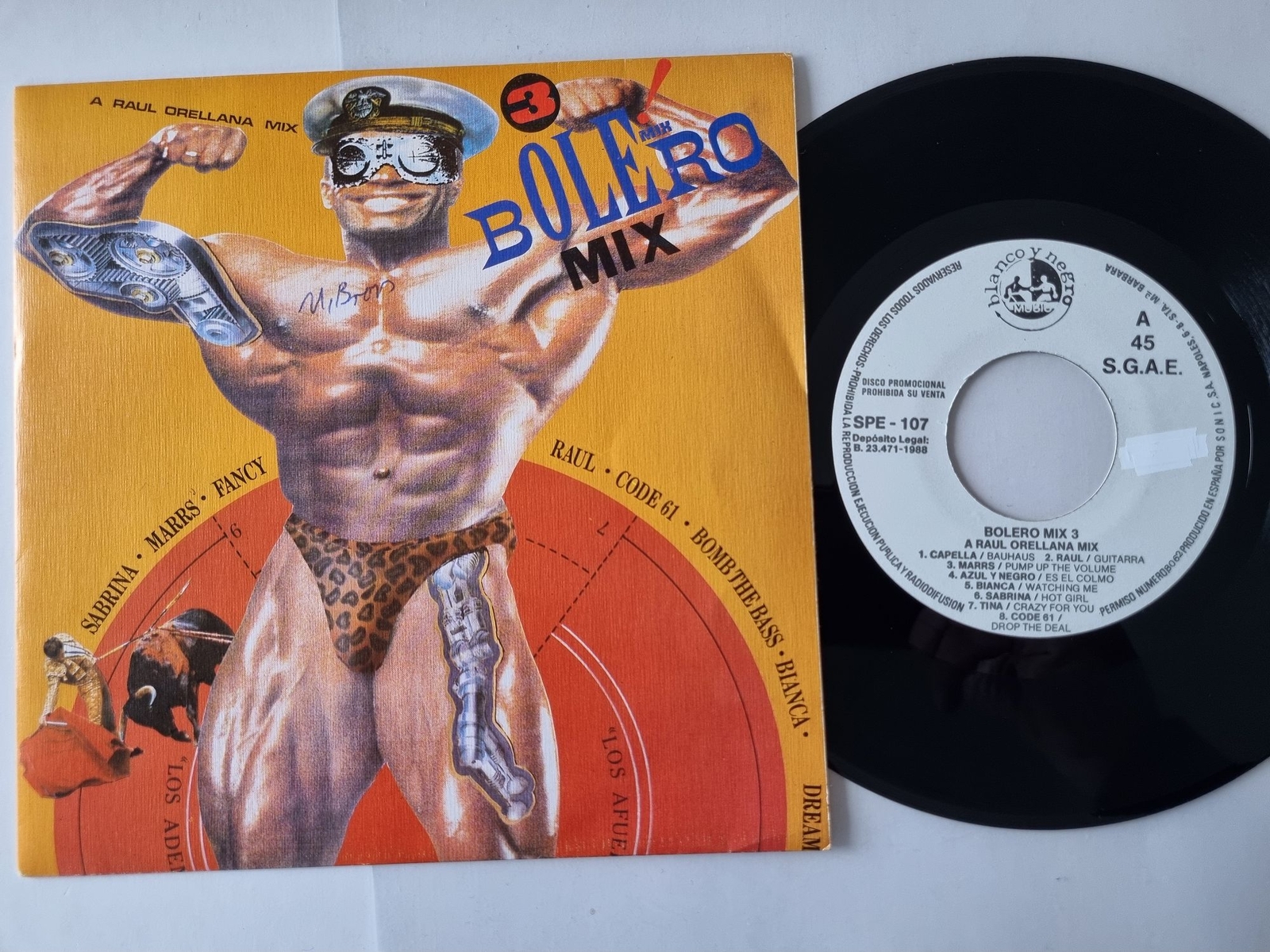Raul Orellana - Bolero Mix 3 7'' Vinyl Spain PROMO