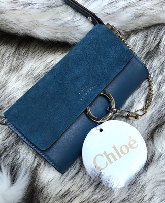chloe mini faye wallet on chain