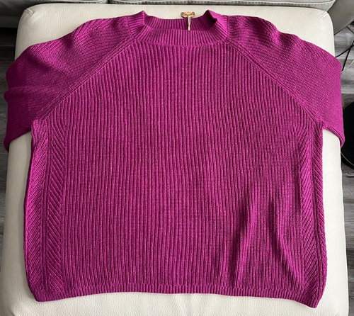 Fat Face Women’s Ribbed Knit Cotton Sweater - US 14/XL - MRSP$105 - Bild 5 von 11