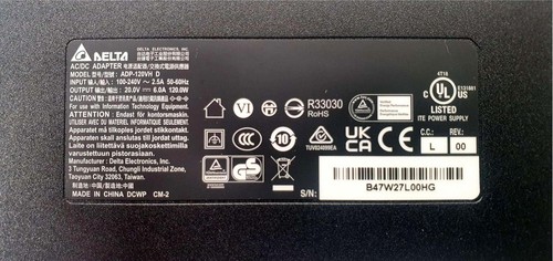 Compatible Delta For Asus Notebook F Series FX504GE 120W AC Adapter Charger PSU - Picture 3 of 8