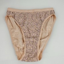 Vintage 1999 Victoria's Victorias Secret Signature Hi Cut Cotton Panties Logo 5