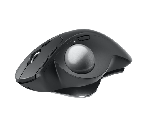 MX Ergo S Advanced Wireless ergonomic Trackball USB-C Charging Mouse Graphite - Picture 5 of 5