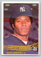 1984 Donruss - Ken Griffey Sr. #613