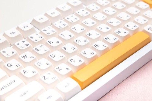 XDA PBT Keycaps Korean Russian Set Dye Sub Honey Milk For Gaming Mechanical Keyb - Picture 15 of 37