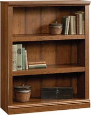 Miscellaneous Storage 3-Shelf Bookcase/ Book Shelf, Washington Cherry Finish