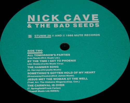 NICK CAVE BAD SEEDS ~ KICKING AGAINST ~ FULLY SIGNED UK MUTE 1ST PRESS LP 1986 - Picture 9 of 12