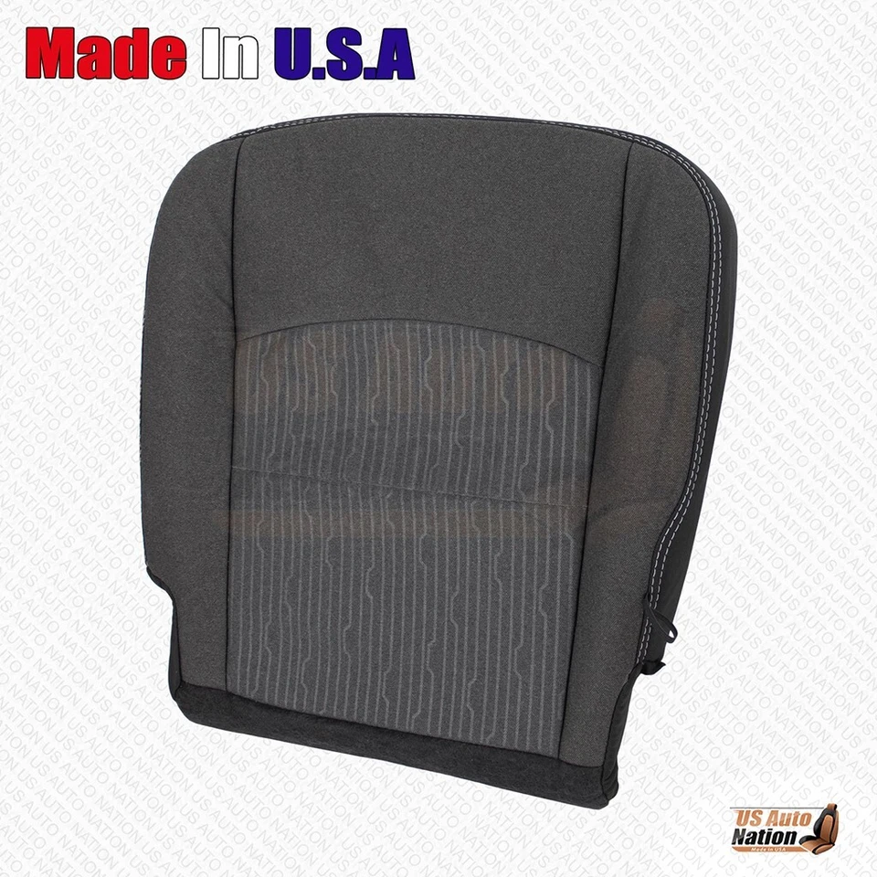 Dodge Ram 2500 3500 4500 5500 2019 2020 cubierta de asiento inferior de tela gris Foto 3 de 4