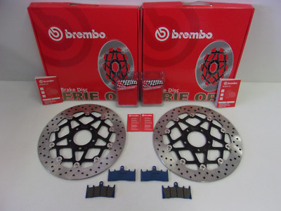 Brembo Bremsscheiben Bremse vorne + Bremsbeläge Suzuki GSX-R 750 1000 TL 1000 R