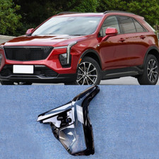 Left Side Front Headlamp Cover For Cadillac XT4 2024 Headlight Shell Lens Cover