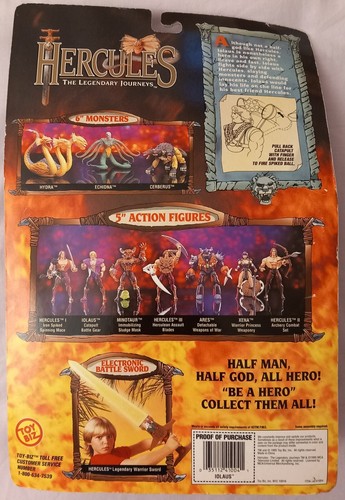 Toybiz Hercules Legendary Journeys Iolaus Action Figure Vintage RARE - Picture 2 of 3