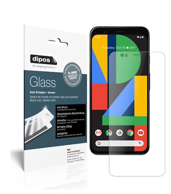 2x Schutzfolie für Google Pixel 4 XL matt - Anti-Shock 9H Folie dipos Glass