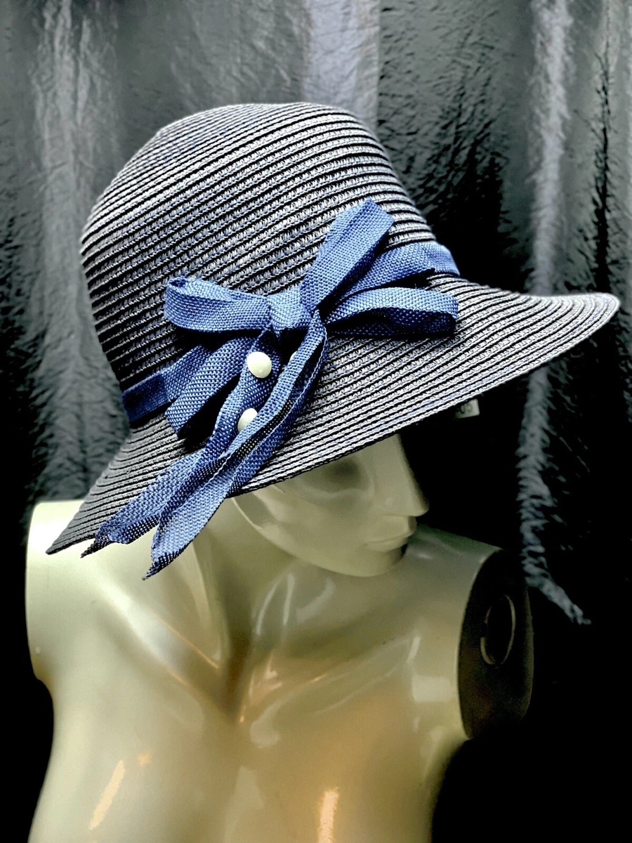 Cappello Di Paglia Da Sole Donna Con Protezione UPF50+ – Modello Spiaggia Alla Moda, Tesa Larga
