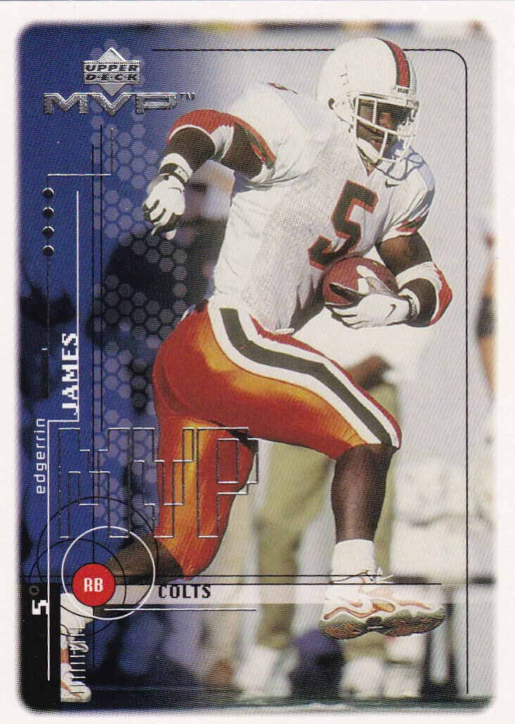 1999 Upper Deck MVP  Edgerrin James  RC 206