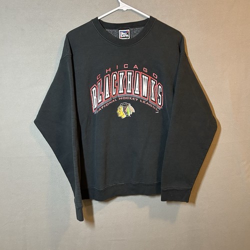 Chicago Blackhawks Crew Black L Pro Player NHL Hockey - Picture 3 of 11