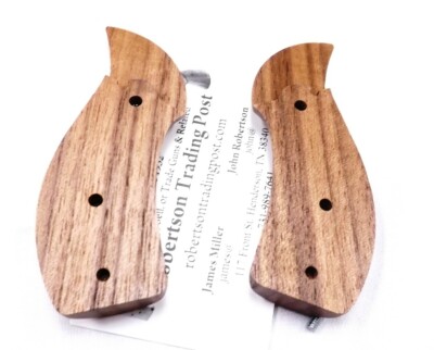 Correct Herretts Walnut Grips for S&W model 40 42 Centennial
