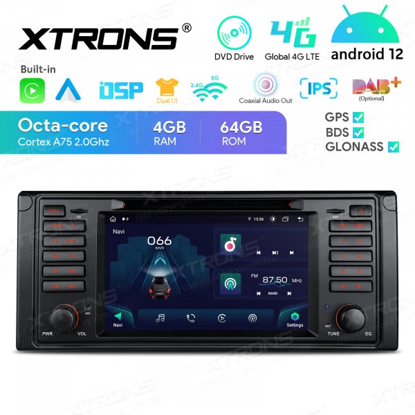 XTRONS IA7239BS  Android Multimedia BMW E39 4GB+64GB Android 12 Multimedia - Bild 2 von 4