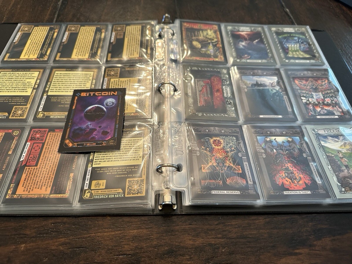2022 Bitcoin Trading Cards Series 1 Complete Set Of All Common Cards Very  Rare! | eBay