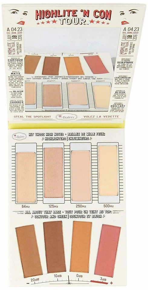 THE BALM COSMETICS HIGHLIGHT/HIGHLITE 'N CONTOUR CON TOUR FACE PALETTE SET BNIB - Image 4 of 4
