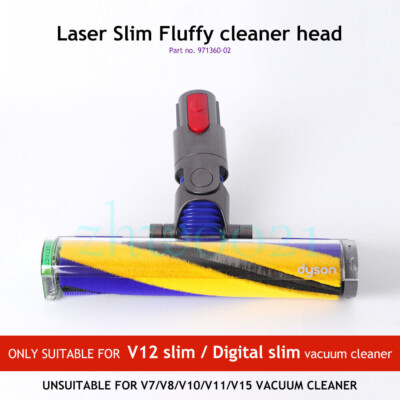 Dyson V12 Detect Laser Slim Fluffy Cleaner Head 971360-02 Dyson V12 Detect Laser Slim Fluffy Cleaner Head 971360-02