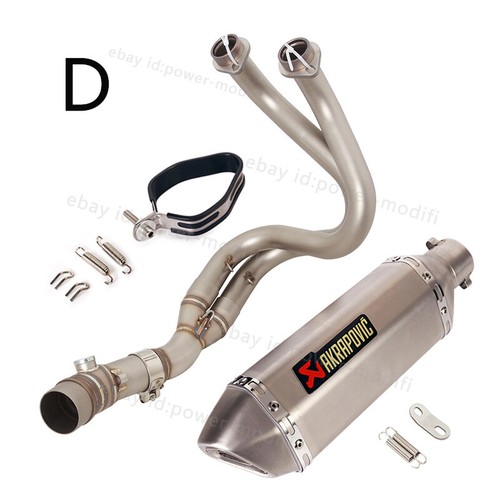 Exhaust System Muffler Header Pipe For Kawasaki Z650 Ninja 650 ER6N \F 2012-2023 - Picture 10 of 15