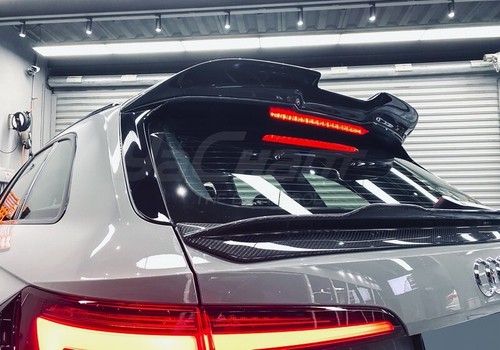 Alerón trasero de fibra de carbono para 17-22 RS4 B9 B9.5 Avant RS01R Rear Roof Spoiler Wing - Imagen 20 de 24