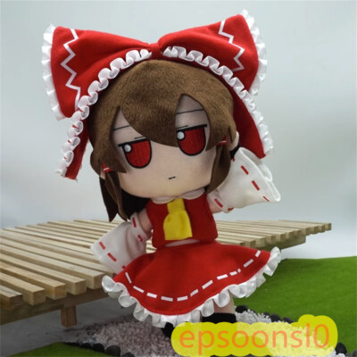 NEW TOUHOU PROJECT FUMO Hakurei Reimu Plush Doll Toy 24cm W/ Bone Change Clothes