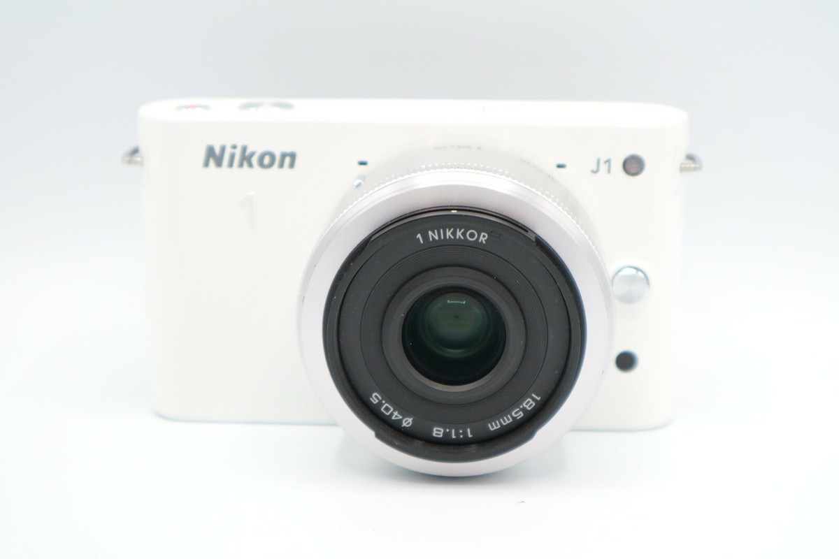 Nikon 1 J1 10.1MP Digital Camera - White(1NIKKOR 18.5mmm