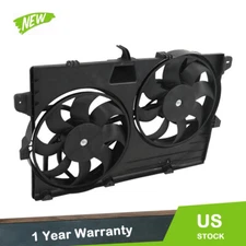 622040 Dual Radiator Condenser Cooling Fan Assembly For Ford Edge Lincoln MKX