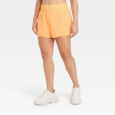 XS - Womens Translucent Tulip Shorts 3.5'' - All In Motion - Orange