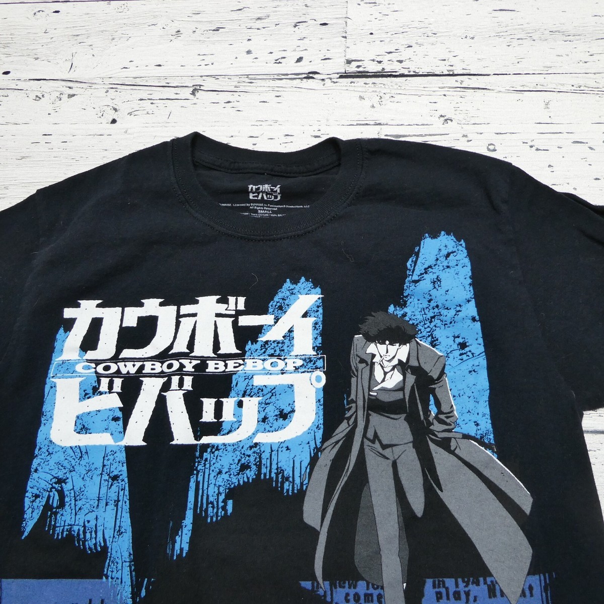 cowboy bebop Tシャツ XLサイズ ブラック 黒 アニメ ムービー Cowboy Bebop Japanese Anime Manga Black Tshirt Size M Neon