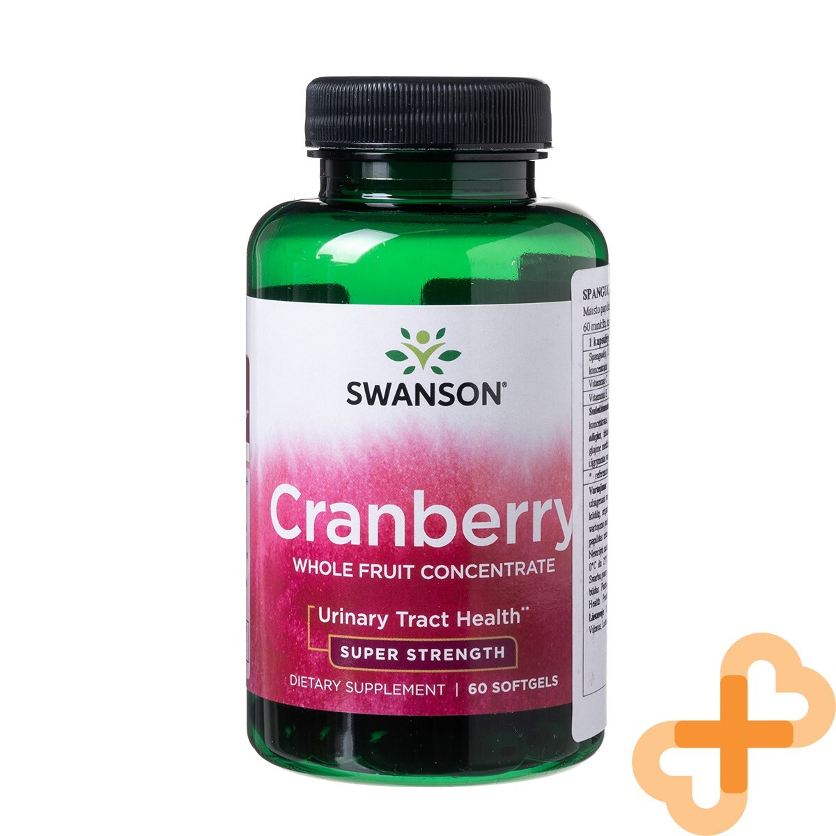 SWANSON Cranberry Concentrate Urinary Tract Health Supplement 60 Softgels