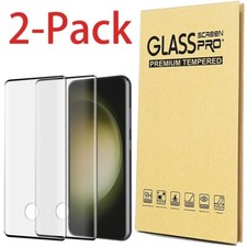Clear Tempered Glass Screen Protector For Samsung Galaxy S23/S23 Plus/Ultra/FE