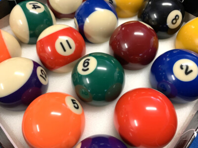 Jeu De Billes De Billard Standard 50,8 Mm : 7 Rouges, 7 Jaunes Et 1 Blanche